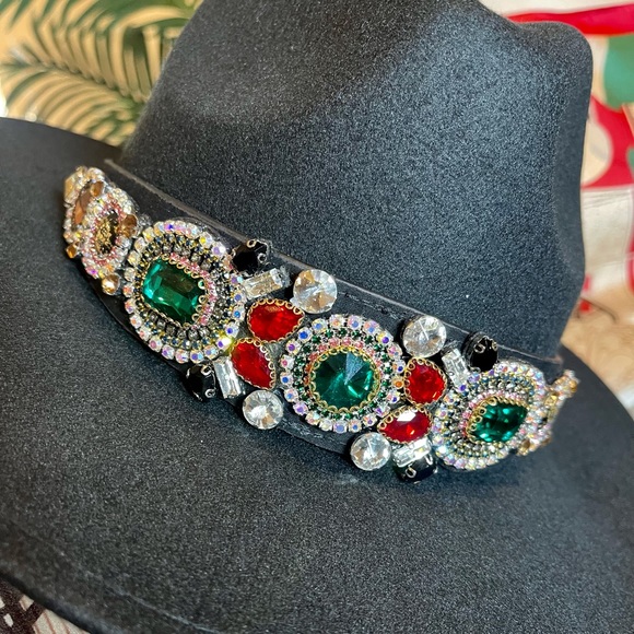 ⛔️SOLD⛔️ Fedora Hat /Rodeo Embellished - Picture 2 of 4